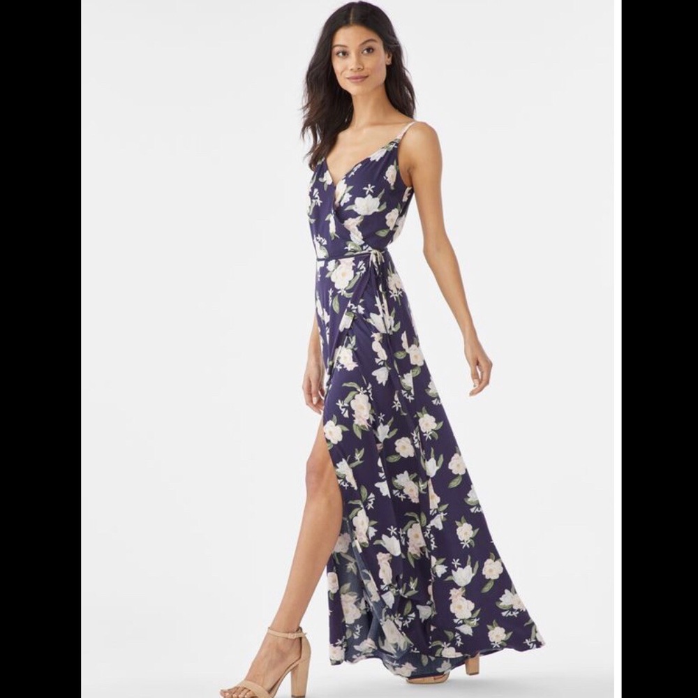 Maxi wrap dress